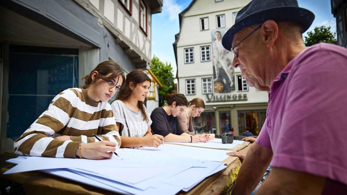 Kunstaktion in Waiblingen: Zwölf Läden werden zur Kunstgalerie