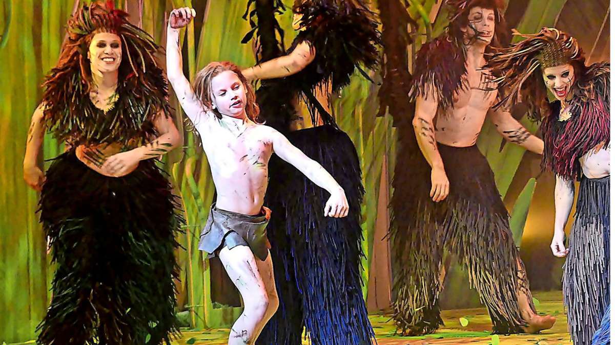 Maurice Kißling aus Zell spielt den jungen Tarzan: Ein kleiner Junge auf der großen Bühne