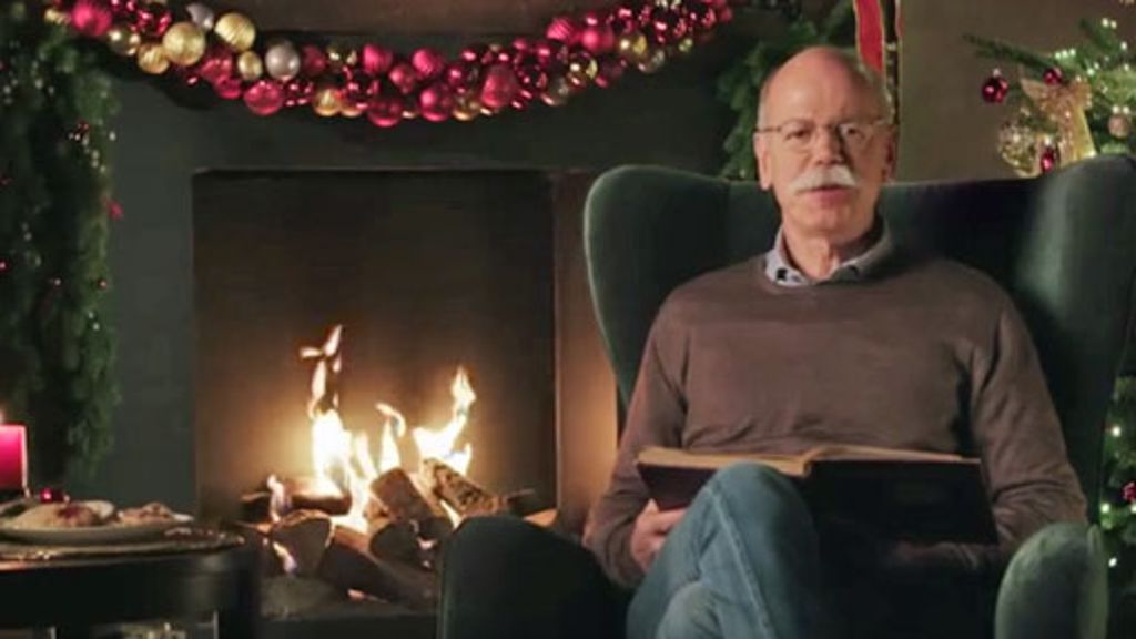 Video mit dem Daimler-Chef: Zetsche begeistert mit Weihnachtsbotschaft