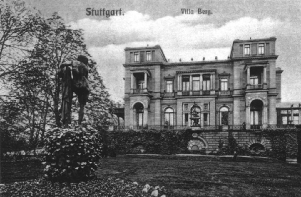 Etwa im Jahr 1910 ist diese Postkarte entstanden. Das Anwesen gehörte noch der königlichen Familie – erst 1912 ging es in den Besitz der Stadt Stuttgart über.