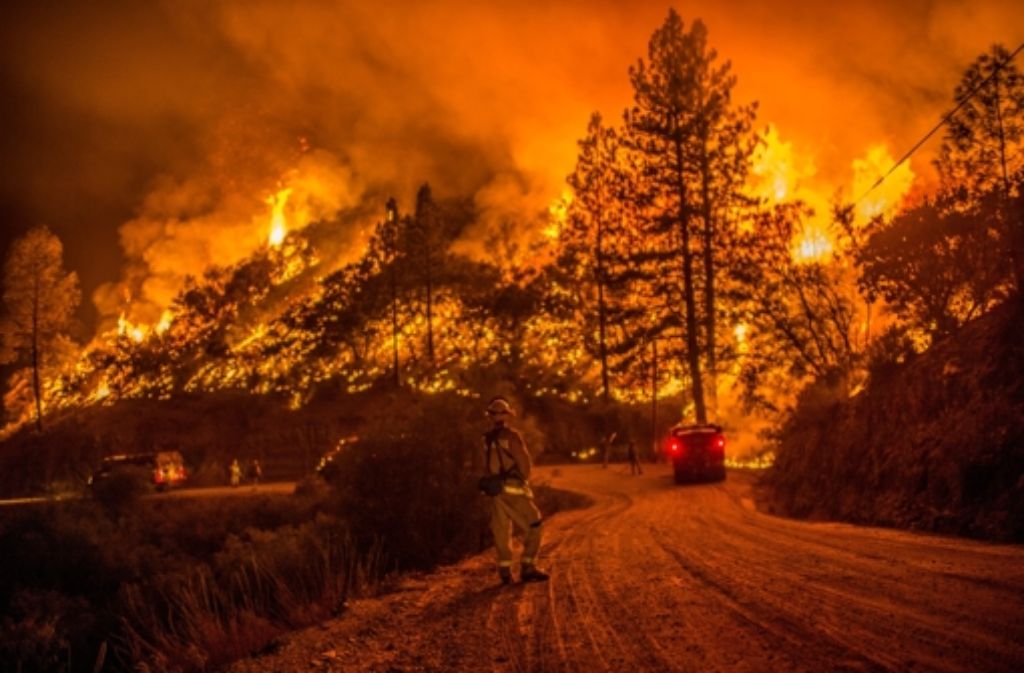Den verheernden Waldbränden im Westen der USA sind mehrere Menschen zum Opfer gefallen.