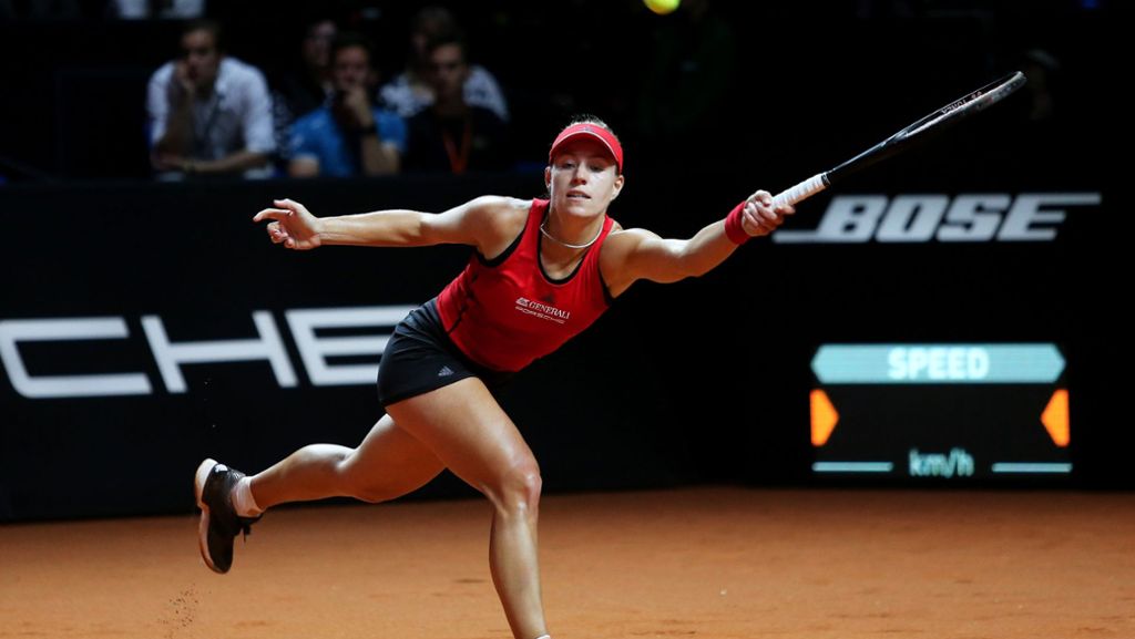  Angelique Kerber hat beim WTA-Turnier in Stuttgart die erste Hürde überwunden. Gegen die Tschechin Petra Kvitova gewann Kerber in zwei Sätzen. 