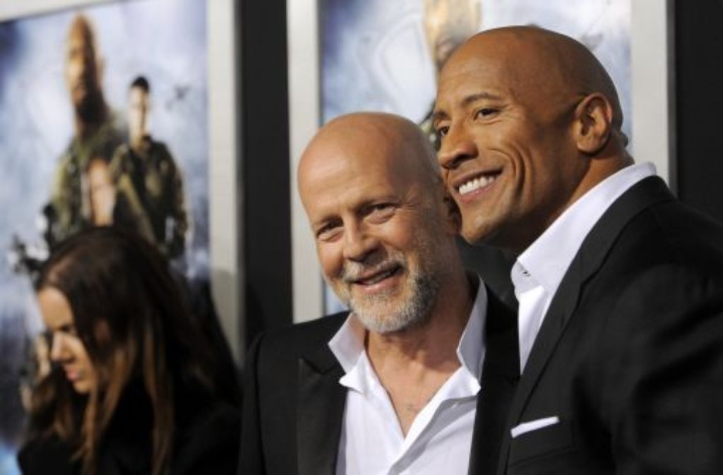 Bruce Willis und Dwayne Johnson