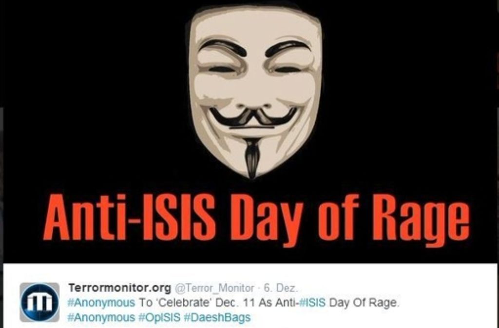 Das Hackernetzwerk Anonymous hat dazu aufgerufen, sich mit Witz und Ironie über die Terrormiliz „Islamischer Staat“ lustig zu machen.