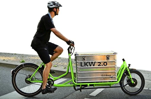 E-Lastenbikes könnten  Autos im Warenverkehr auf Kurzstrecken ersetzen. Foto: Lichtgut/Leif Piechowski