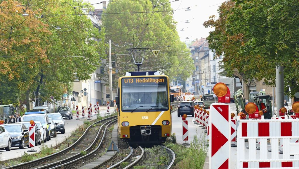Verkehr in Bad Cannstatt: Wilhelmsplatz für Stadtbahnen gesperrt