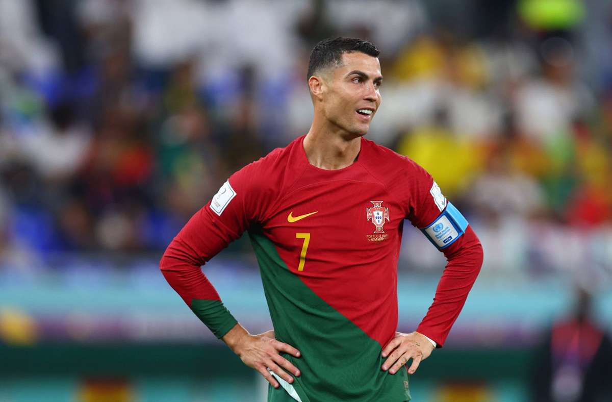 Cristiano Ronaldo beim WM-Auftakt mit Portugal gegen Ghana. Foto: dpa/Tom Weller
