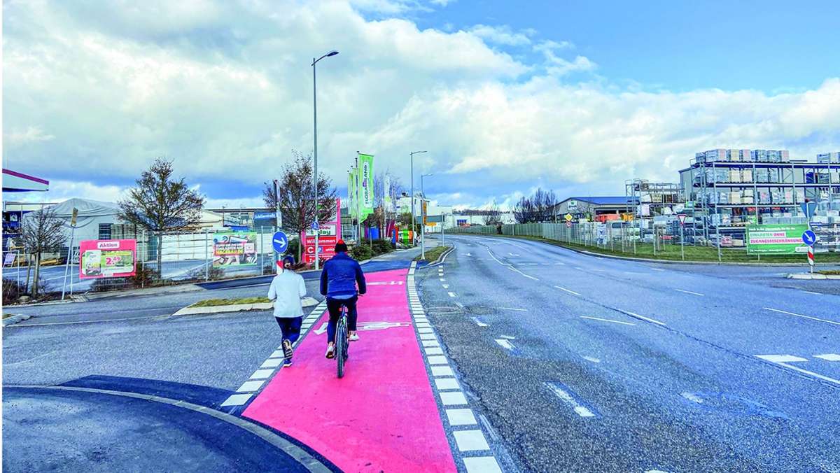 Radverkehr in Rutesheim: Gute Radwege werden auch genutzt