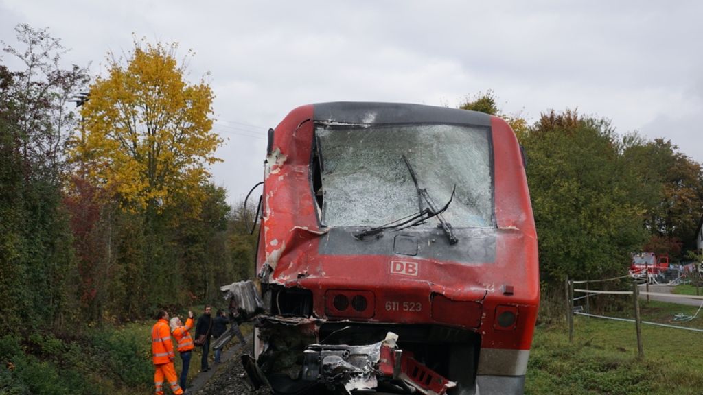 Zugunglück bei Heidenheim: Ein Toter und mehrere Verletzte
