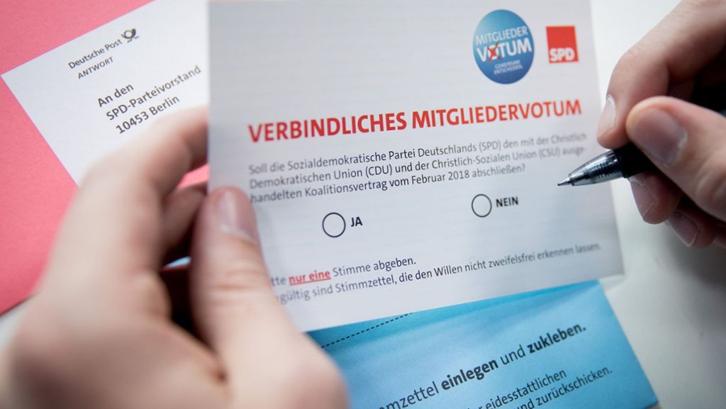 Groko-Verhandlungen in Berlin: So wird beim SPD-Mitgliedervotum ausgezählt