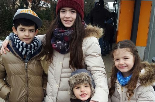 Vor wenigen Tagen waren sie noch in Stuttgart: die vier Kinder der Familie Haliti. Foto: privat
