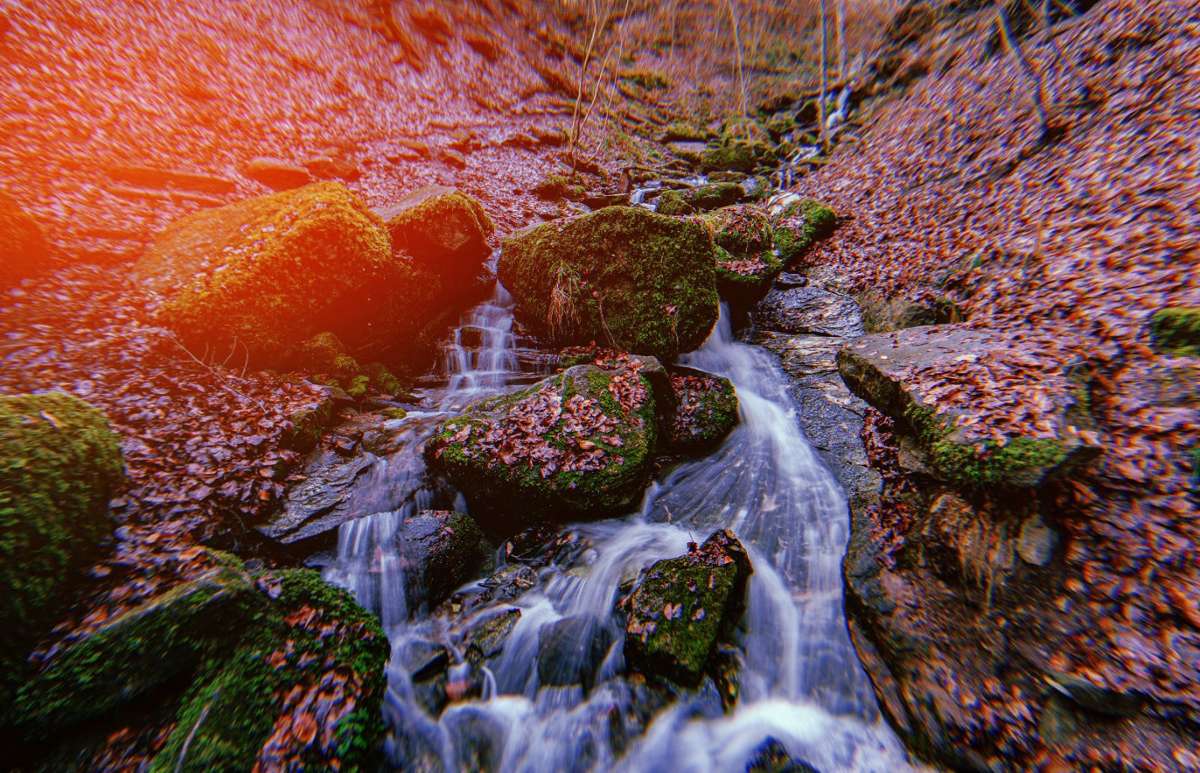 Die Heslacher Wasserfälle sind ein tolles Ausflugsziel.