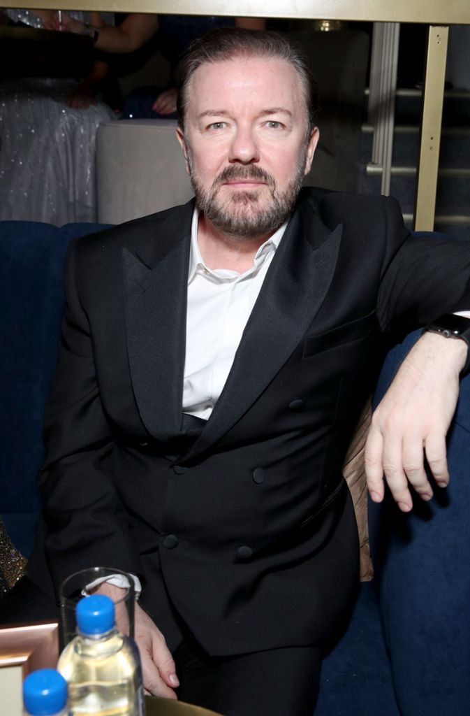 Moderator Ricky Gervais