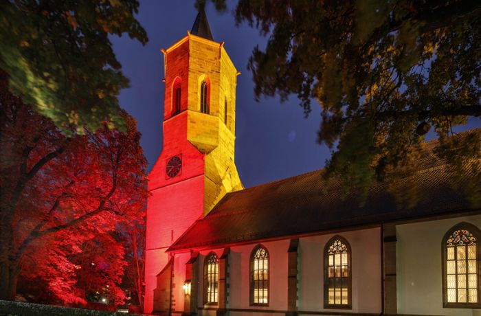 Nacht der offenen Kirchen  im Remstal: Lichtinstallationen mit Burgern und Cocktails