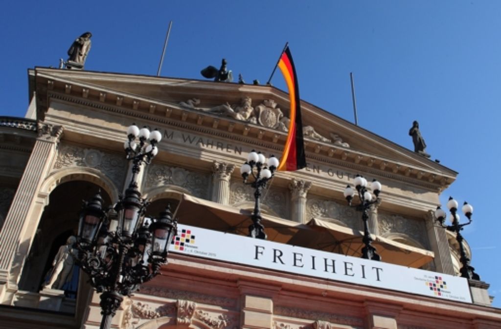 Der Festakt findet in der Alten Oper in Frankfurt statt.