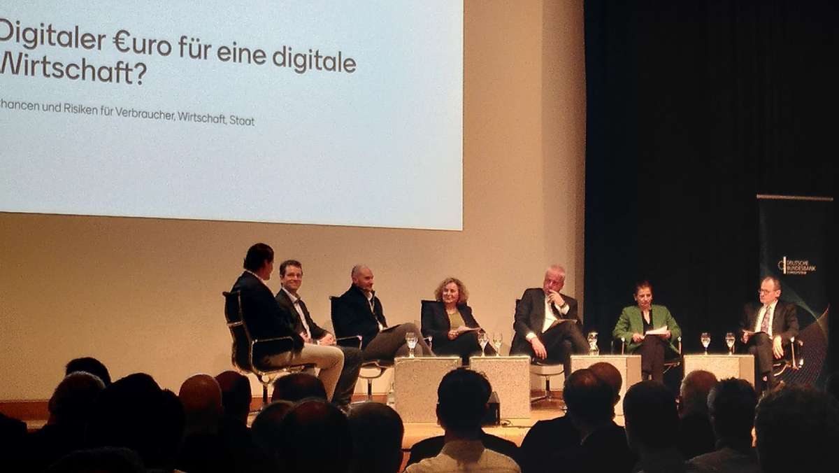 Debatte in Stuttgart: Was muss ein digitaler Euro können?