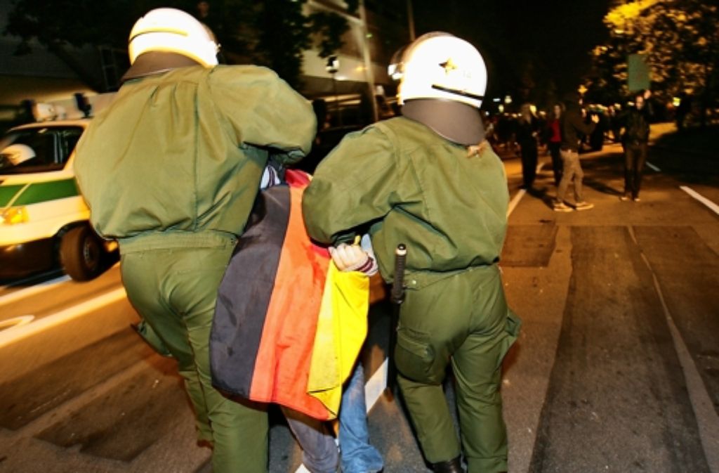 Wo die Party tobt, hat die Polizei Arbeit (das Bild entstand bei der Fußball-Europameisterschaft 2008) Foto: Marijan Murat