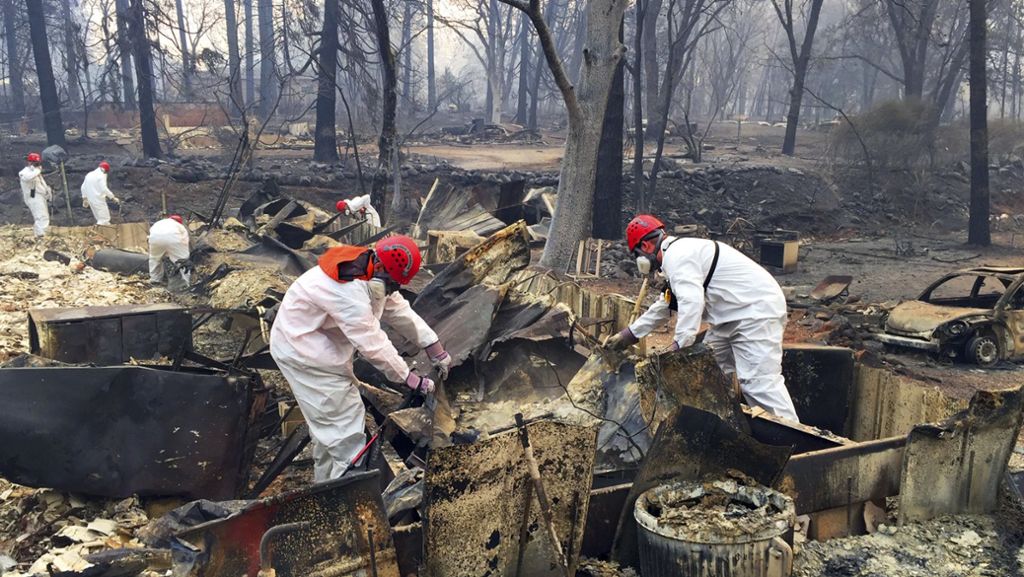 Waldbrände in Kalifornien: Zahl der Toten steigt weiter – über 600 Menschen vermisst