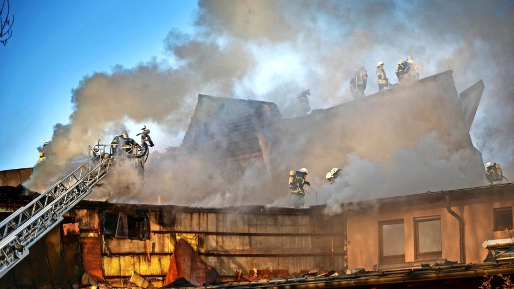 Waiblinger Feuerkatastrophe: Anklage zum Brand am  Bürgerzentrum