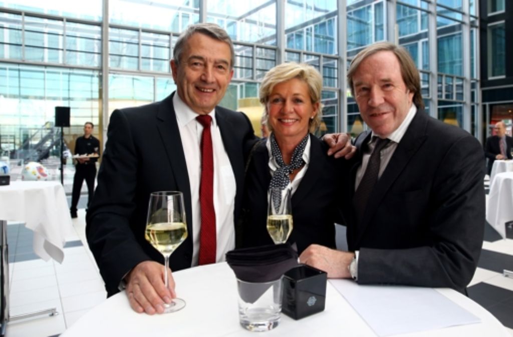 Von links: Wolfgang Niersbach, Silvia Neid und Günther Netzer