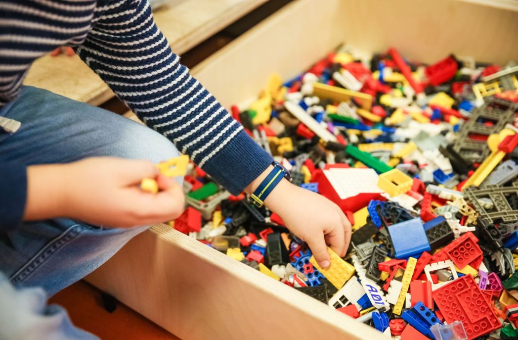 Lego ist auch im Kinderladen beliebt.