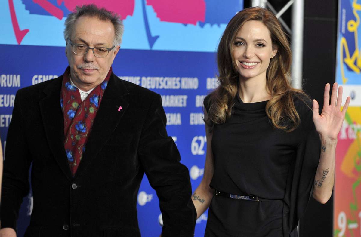 Mit Angelina Jolie 2012