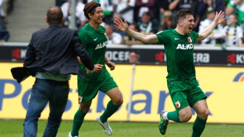 3:1-Sieg in Mönchengladbach: Augsburg landet auf Europa-League-Platz