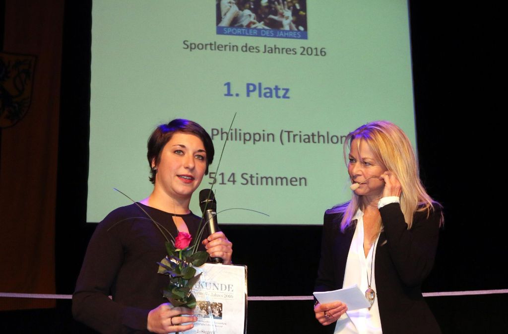 LKZ-Wahl zum Sportler des Jahres: 1. Platz Hanna Philippin (links)