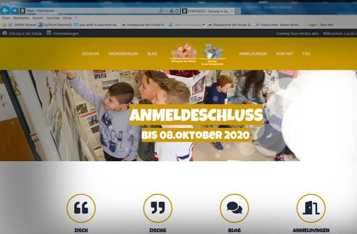 Neue Homepage für StZ-Schulprojekte: Alles neu bei „Zeitung in der Schule“