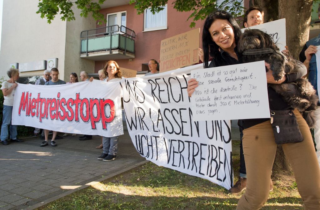 Proteste der Mieter in Stuttgart haben dazugeführt, dass Vonovia einen Teil der Sanierung lässt. Foto: Lichtgut-Oliver Willikonsky