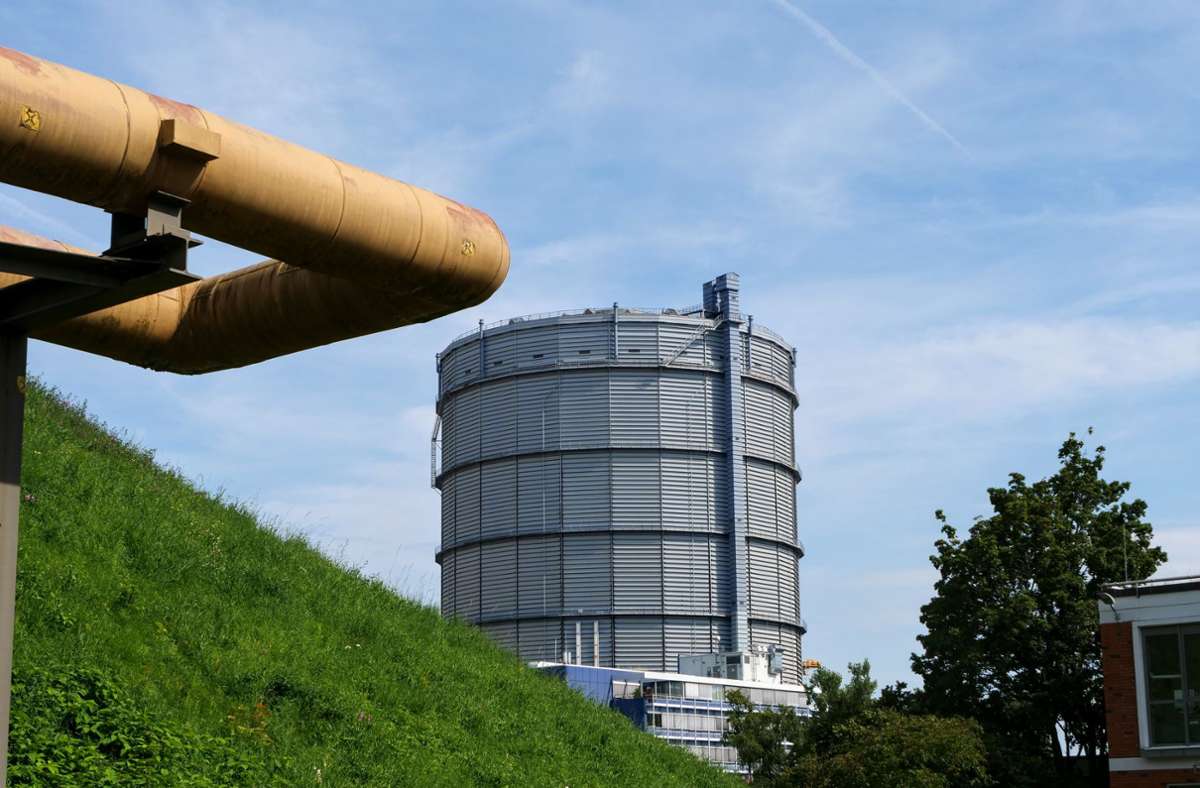 Der Gaskessel und der Flüssig-Erdgasspeicher sorgten einst für eine sichere Gasversorgung in Stuttgart.