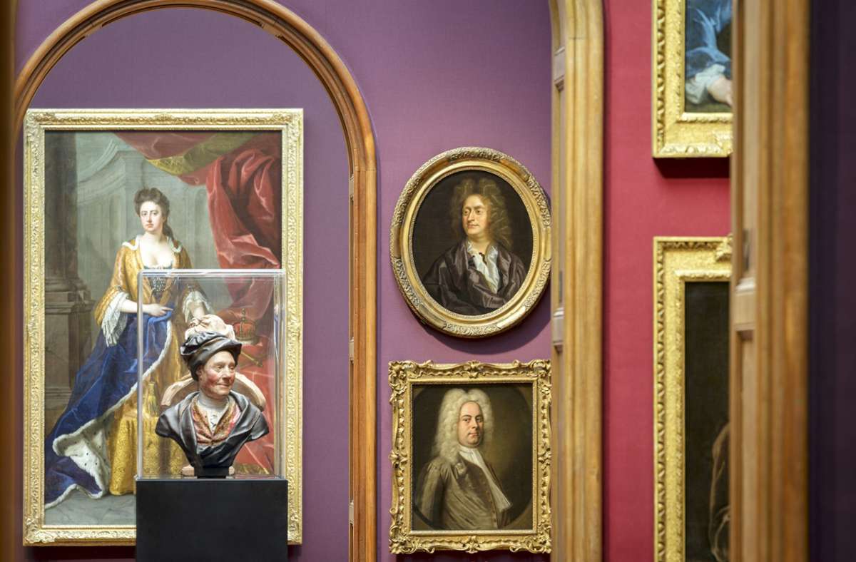 Weitere Eindrücke aus dem Inneren der National Portrait Gallery.