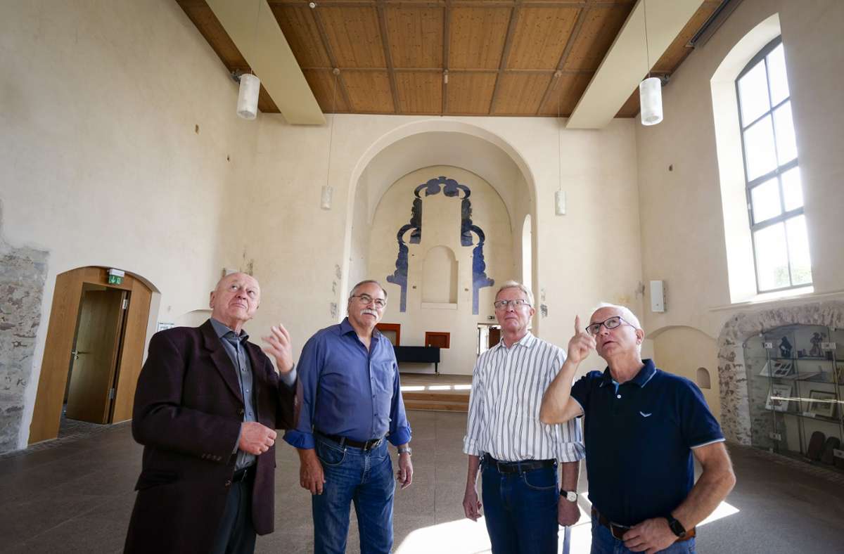 Der 2004 gegründete Förderverein bemüht sich ums Klösterle: Willi Dongus, Rolf Blumhardt, Josef Baur und Martin Stingl (von links).
