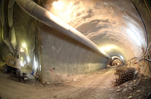 An mehreren Stellen im Stuttgarter Stadtgebiet treibt die  Bahn die S-21-Tunnel im Untergrund voran. Foto: Lichtgut/Jan Reich