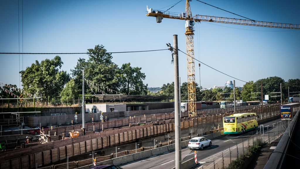 Bauarbeiten der SSB: Sperrungen am Rosensteintunnel verlegt
