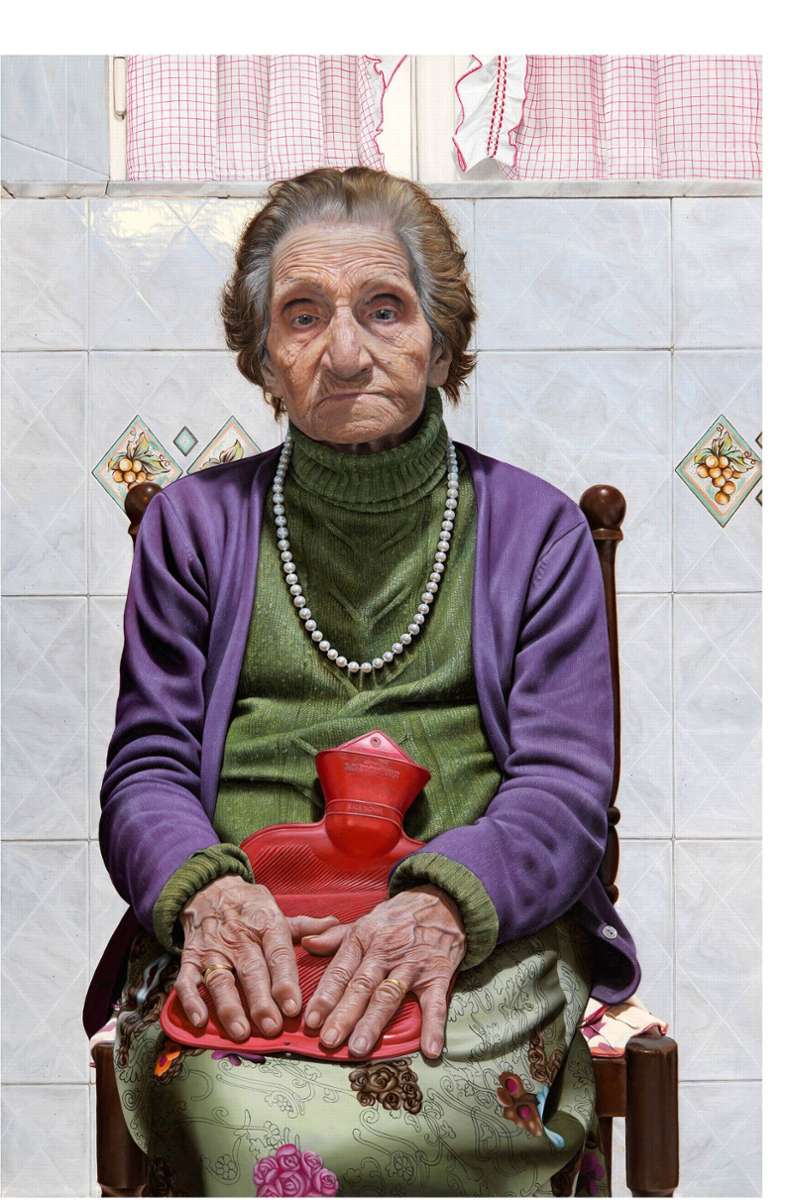 Das Gemälde seiner Oma trägt den Titel „Quo vadis?“