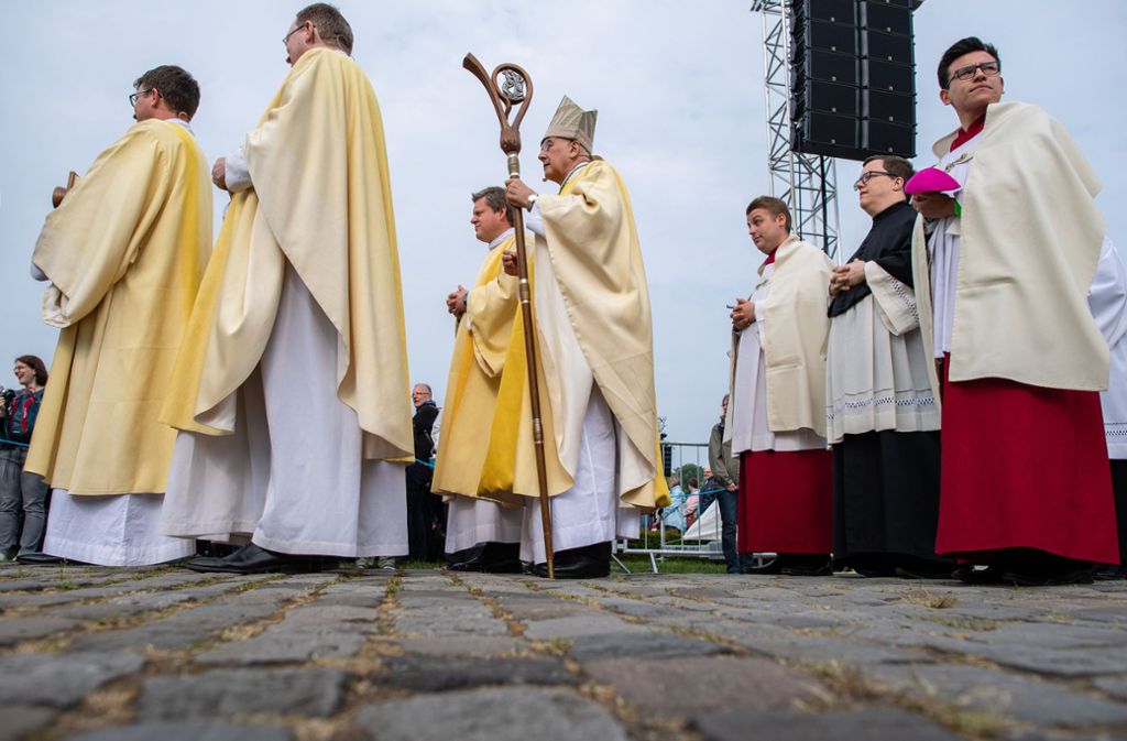 Die traditionsreiche Bischofsstadt Münster ist von Donnerstag an bis zum Sonntag Gastgeber des 102. Katholikentages Foto: dpa