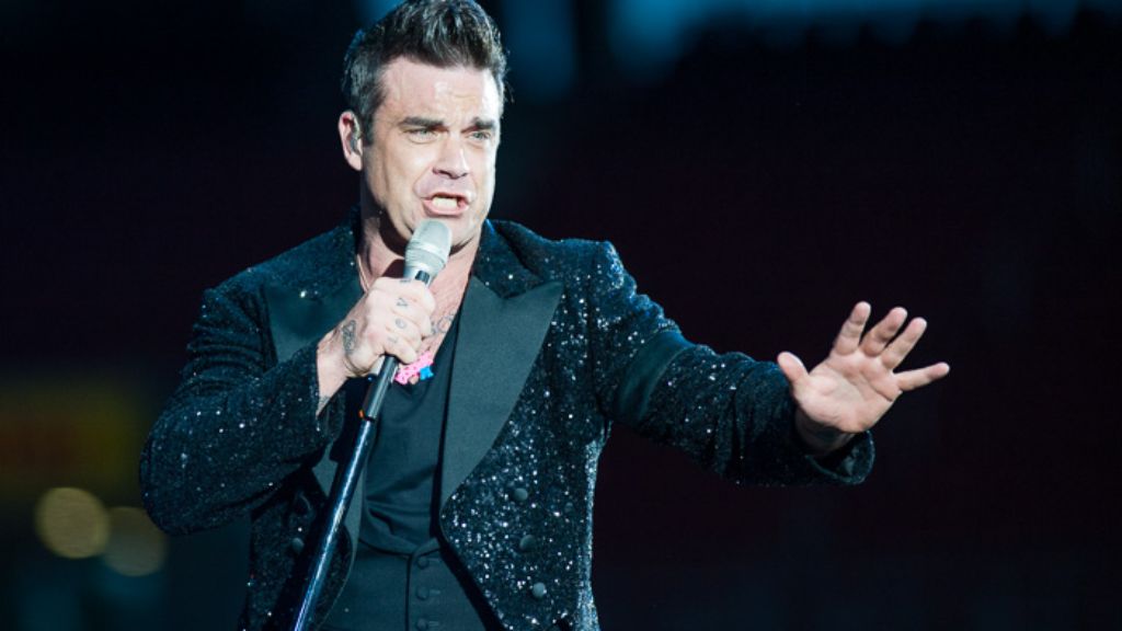 Robbie Williams Konzert in Stuttgart: Robbie Williams im Fußballstadion