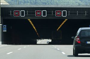 Autobahntunnel wird am Wochenende nachts gesperrt