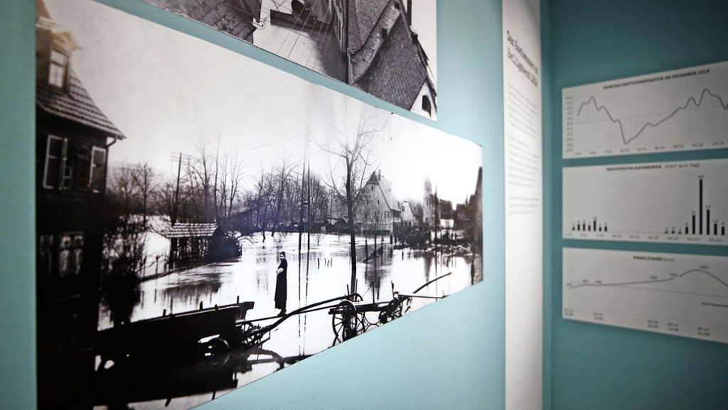 Hochwasser 1919 in Waiblingen: Das Weihnachten, das  ins Wasser fiel