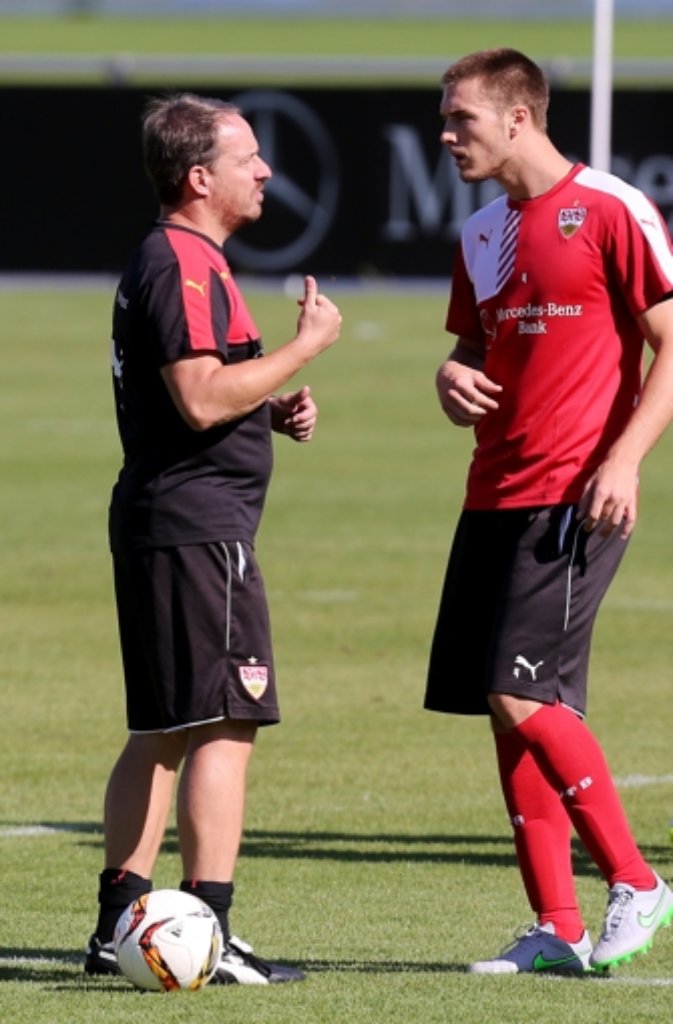 Alexander Zorniger (links) und Toni Sunjic