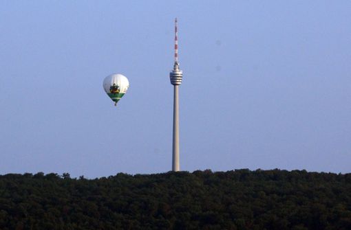 Der Heißluftballon schwebte auch über Stuttgart. Foto: Andreas Rosar Fotoagentur-Stuttg/Andreas Rosar Fotoagentur-Stuttg
