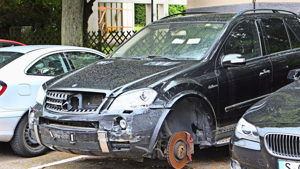 Stuttgart-Heumaden: Schrottauto lockt Diebe in die Nachbarschaft