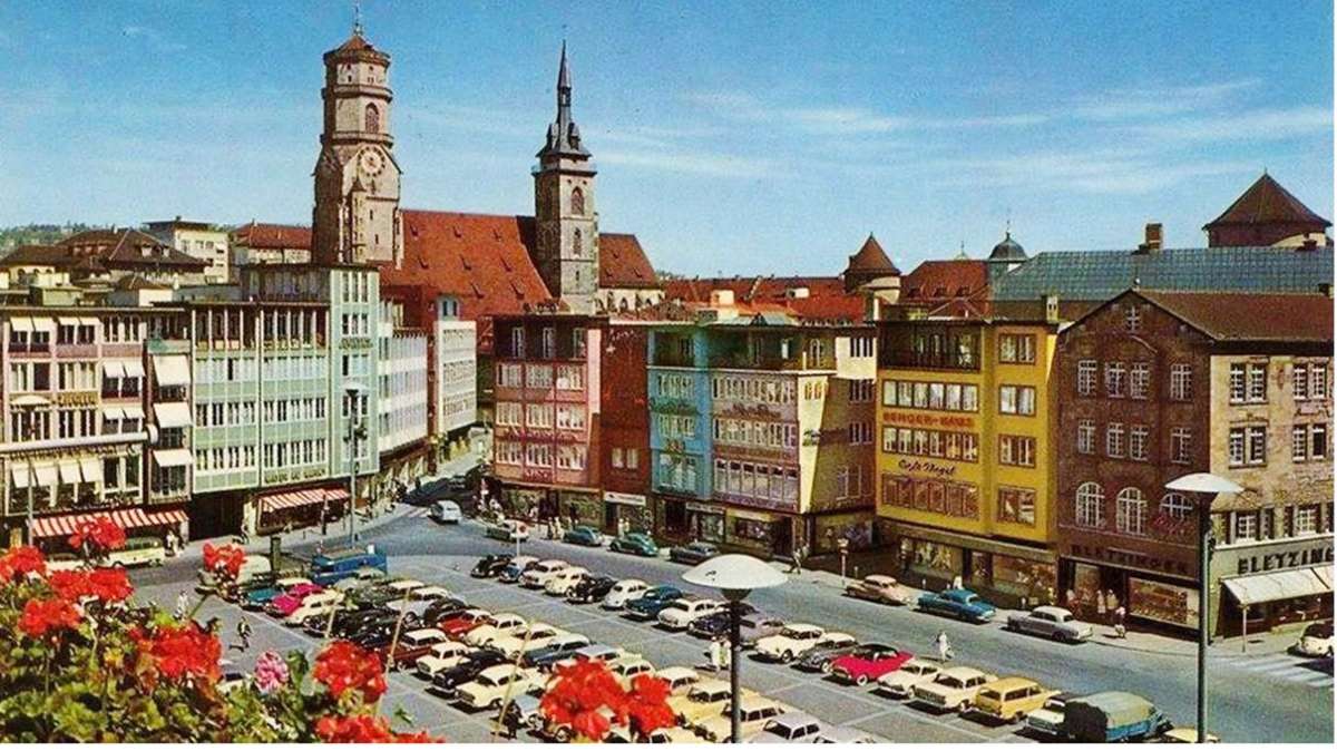 Marktplatz in den 50ern.
