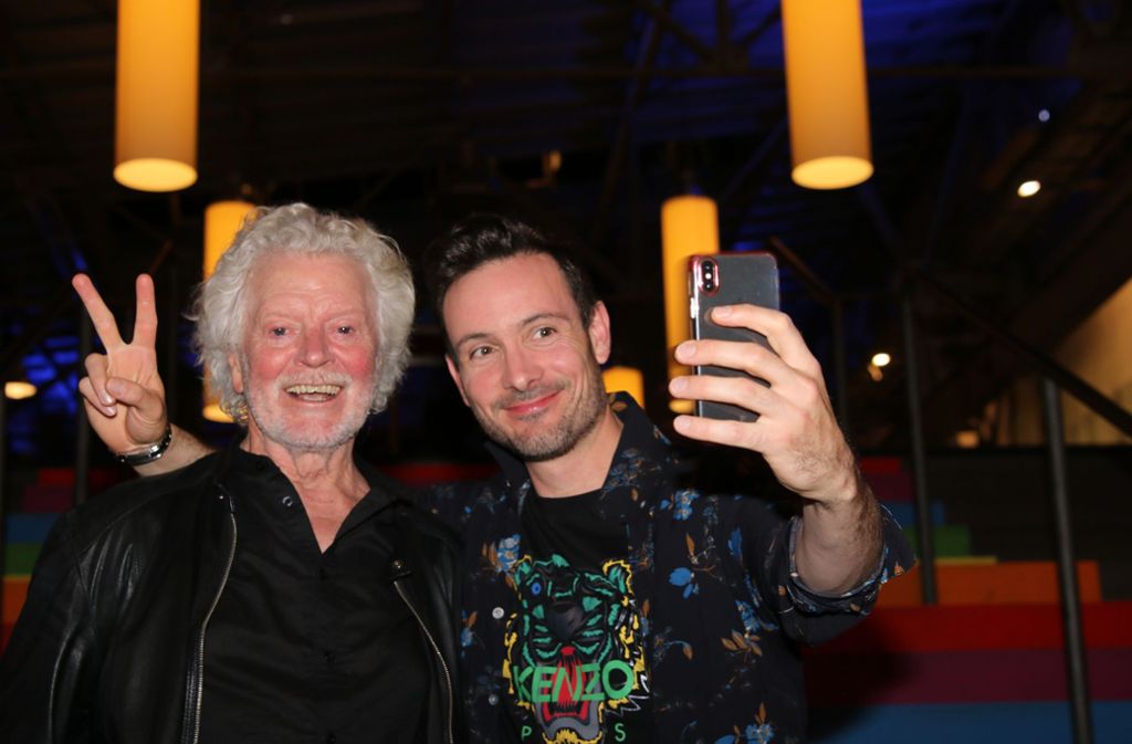 Selfie von Eric Gauthier (re.) mit Egon Madsen.