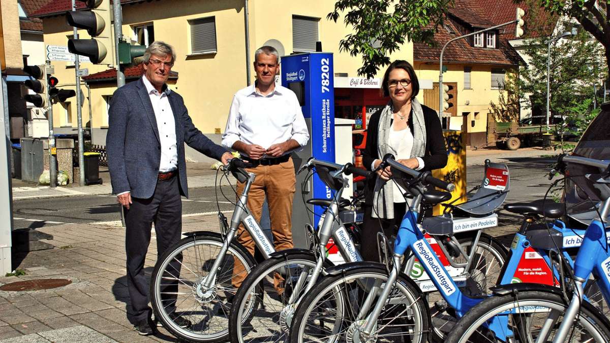  In Ostfildern sind zwei Regiorad-Verleihstationen mit je fünf Pedelecs in Scharnhausen und im Scharnhauser Park eröffnet worden. Unterstützt wird das ständig wachsende Projekt vom Verband Region Stuttgart. 