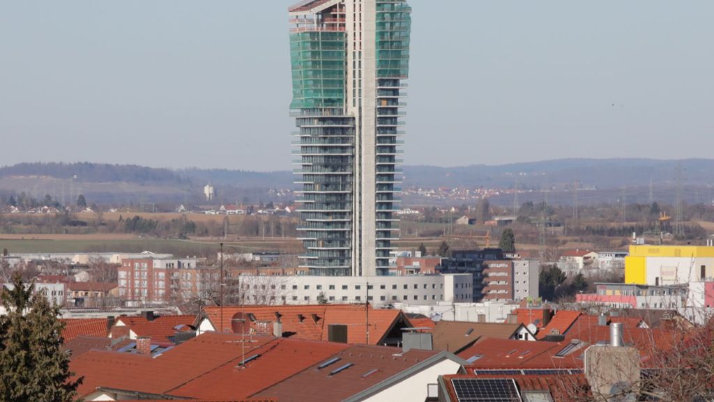 Fellbach staunt: Noch zwei  Wohnungen mehr im Tower