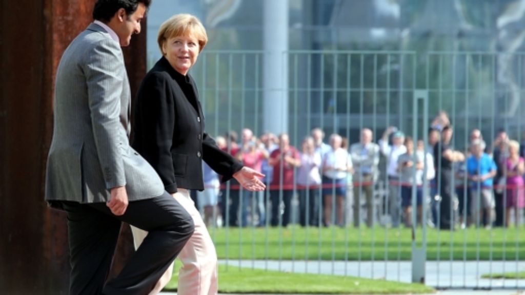 Emir von Katar in Berlin: Scheich bestreitet Unterstützung von Terroristen