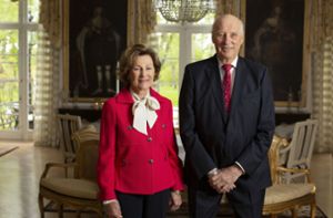 Harald V. von Norwegen und  Königin Sonja (Archivbild) Foto: dpa/Erik Edland