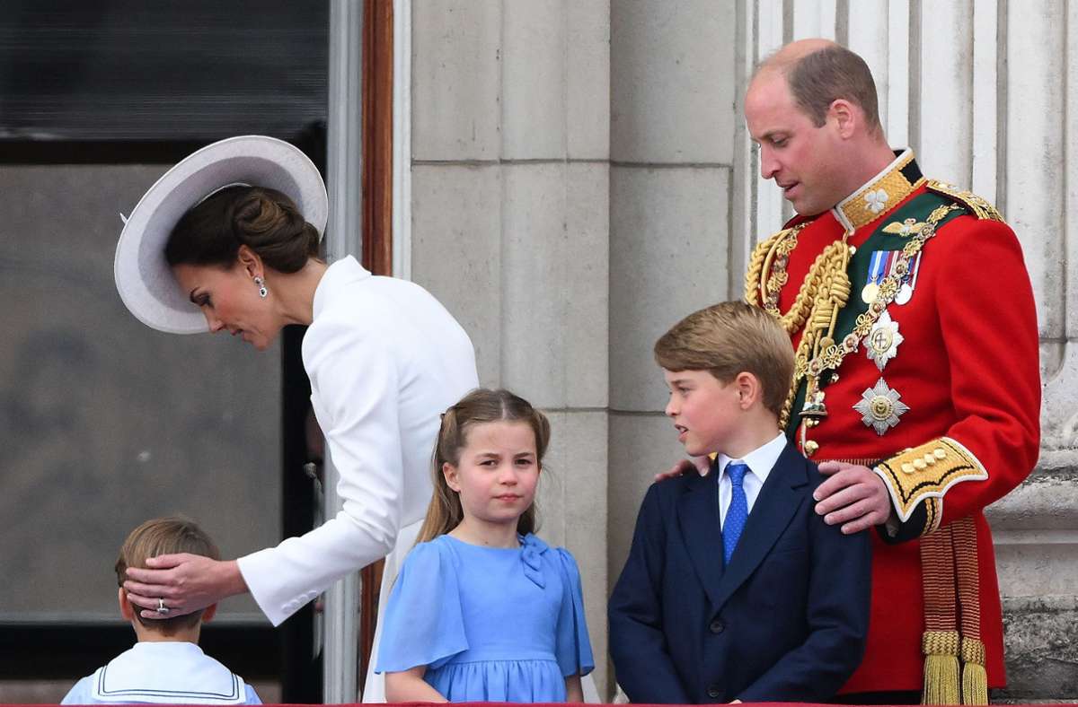 Geschafft: Die royale Familie verlässt den Balkon.